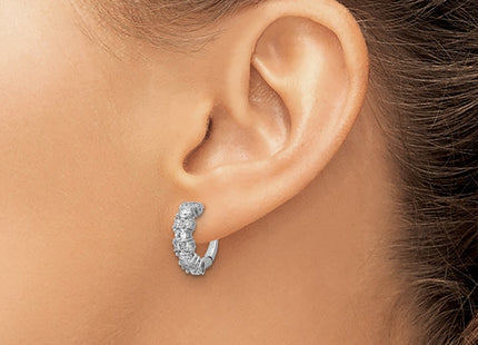 Sterling Silver Earrings Style QCM1696 - Classique Jewelry Inc.