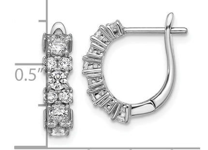 Sterling Silver Earrings Style QCM1696 - Classique Jewelry Inc.