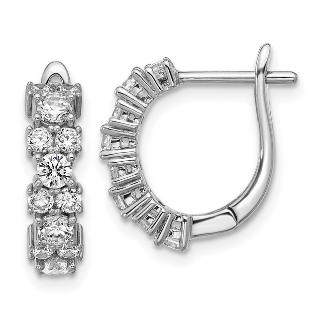Sterling Silver Earrings Style QCM1696 - Classique Jewelry Inc.