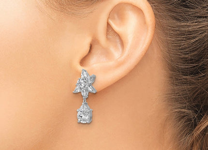 Sterling Silver Earrings Style QCM1698 - Classique Jewelry Inc.