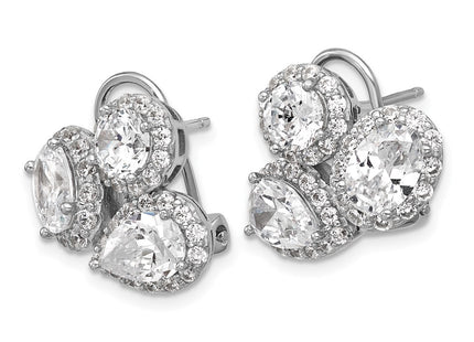 Sterling Silver Earrings Style QCM1699 - Classique Jewelry Inc.