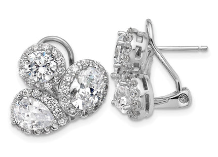 Sterling Silver Earrings Style QCM1699 - Classique Jewelry Inc.