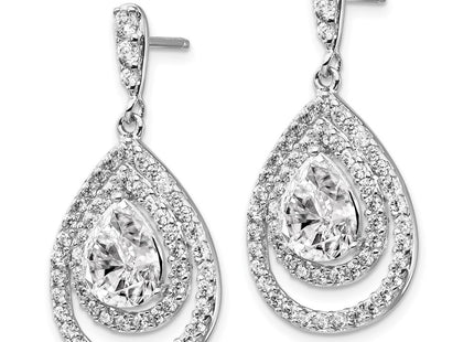 Sterling Silver Earrings Style QCM170 - Classique Jewelry Inc.