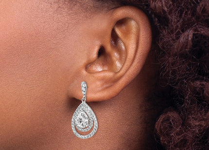 Sterling Silver Earrings Style QCM170 - Classique Jewelry Inc.