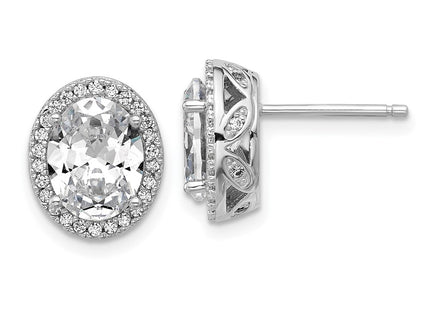 Sterling Silver Earrings Style QCM1705 - Classique Jewelry Inc.