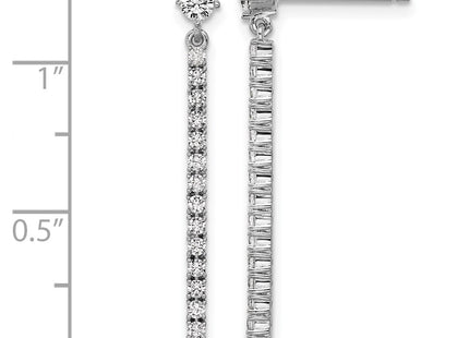 Sterling Silver Earrings Style QCM1706 - Classique Jewelry Inc.