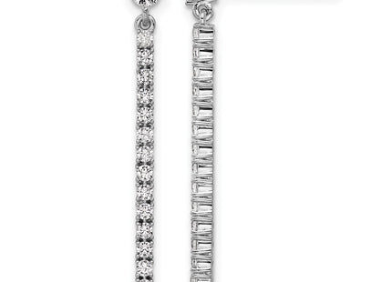 Sterling Silver Earrings Style QCM1706 - Classique Jewelry Inc.