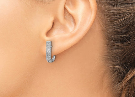 Sterling Silver Earrings Style QCM1708 - Classique Jewelry Inc.