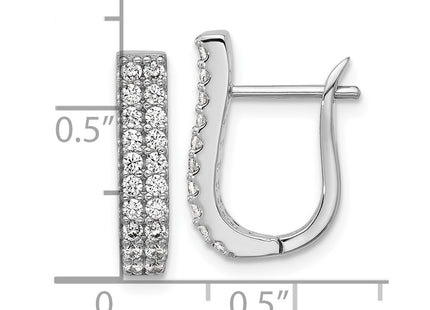 Sterling Silver Earrings Style QCM1708 - Classique Jewelry Inc.