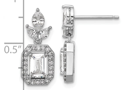 Sterling Silver Earrings Style QCM1711 - Classique Jewelry Inc.