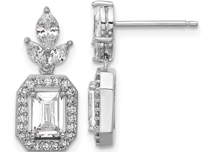 Sterling Silver Earrings Style QCM1711 - Classique Jewelry Inc.