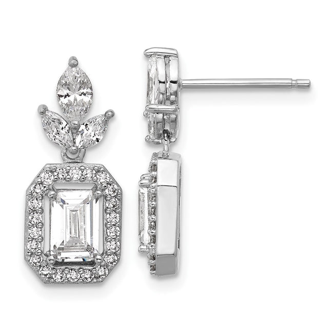 Sterling Silver Earrings Style QCM1711 - Classique Jewelry Inc.