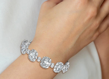 Sterling Silver Chain Bracelets Style QCM1714 - Classique Jewelry Inc.