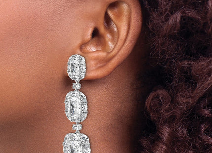 Sterling Silver Earrings Style QCM1715 - Classique Jewelry Inc.