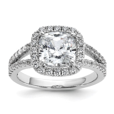 Sterling silver cubic zirconia ring