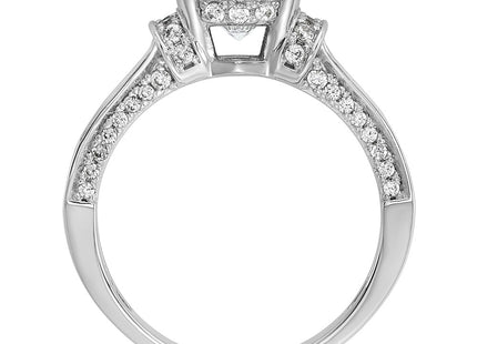 Sterling silver cubic zirconia ring, alternate view