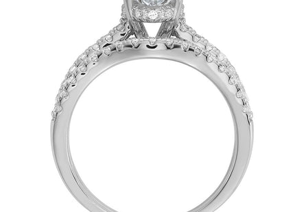Sterling silver cubic zirconia band, alternate view