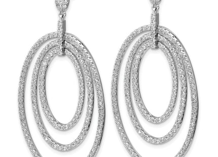 Sterling Silver Earrings Style QCM1745 - Classique Jewelry Inc.