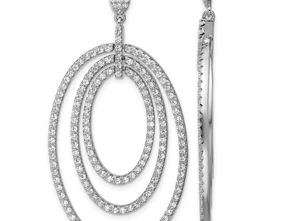 Sterling Silver Earrings Style QCM1745 - Classique Jewelry Inc.