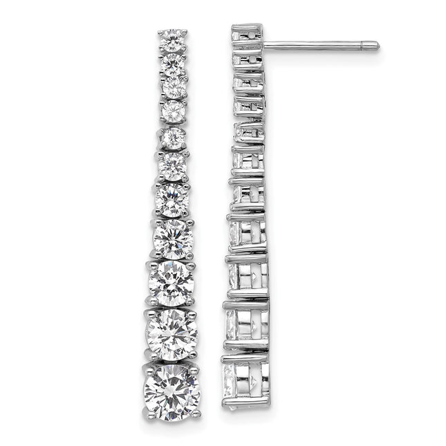 Sterling Silver Earrings Style QCM1746 - Classique Jewelry Inc.