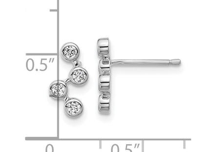 Sterling Silver Earrings Style QCM1747 - Classique Jewelry Inc.