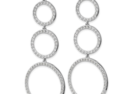 Sterling Silver Earrings Style QCM1750 - Classique Jewelry Inc.