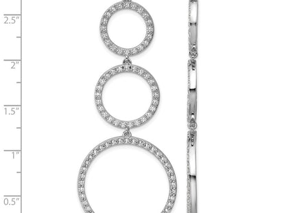 Sterling Silver Earrings Style QCM1750 - Classique Jewelry Inc.