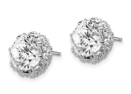 Sterling Silver Earrings Style QCM176 - Classique Jewelry Inc.