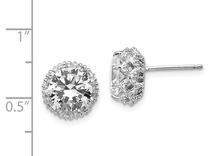 Sterling Silver Earrings Style QCM176 - Classique Jewelry Inc.