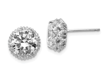 Sterling Silver Earrings Style QCM176 - Classique Jewelry Inc.