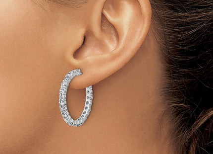 Sterling Silver Earrings Style QCM1761 - Classique Jewelry Inc.