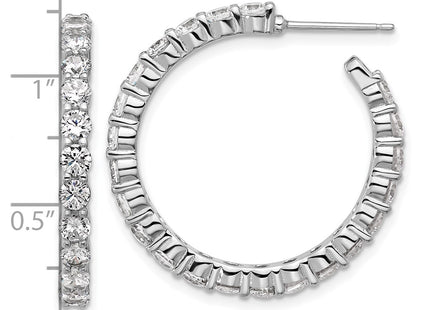 Sterling Silver Earrings Style QCM1761 - Classique Jewelry Inc.