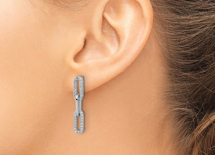 Sterling Silver Earrings Style QCM1766 - Classique Jewelry Inc.