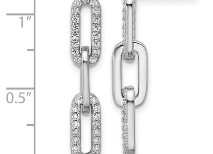 Sterling Silver Earrings Style QCM1766 - Classique Jewelry Inc.