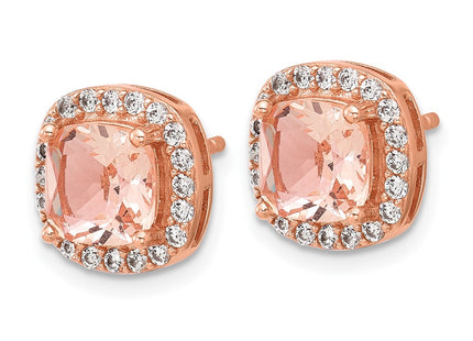 SS/Rose Plated Earrings Style QCM1774 - Classique Jewelry Inc.