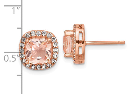 SS/Rose Plated Earrings Style QCM1774 - Classique Jewelry Inc.