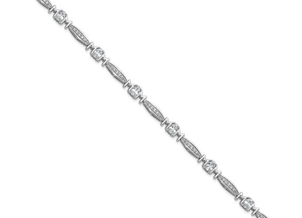 Sterling Silver Bracelets Style QCM1776 - Classique Jewelry Inc.