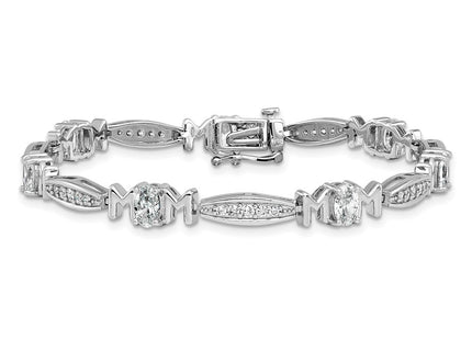 Sterling Silver Bracelets Style QCM1776 - Classique Jewelry Inc.