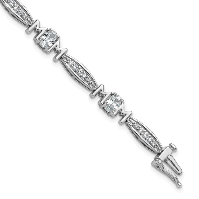 Sterling Silver Bracelets Style QCM1776 - Classique Jewelry Inc.
