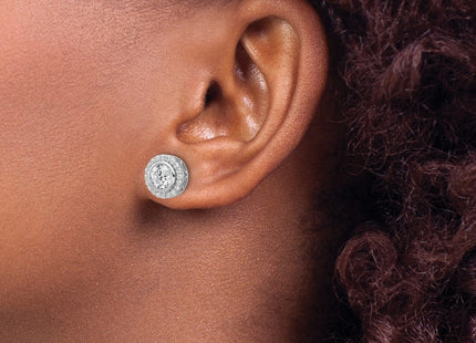 Sterling Silver Earrings Style QCM1787 - Classique Jewelry Inc.