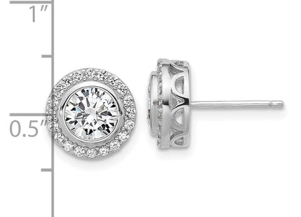 Sterling Silver Earrings Style QCM1787 - Classique Jewelry Inc.