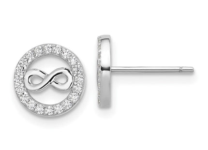 Sterling Silver Earrings Style QCM1796 - Classique Jewelry Inc.