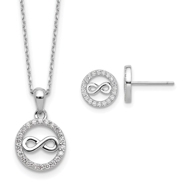 Sterling Silver Earrings Style QCM1796 - Classique Jewelry Inc.
