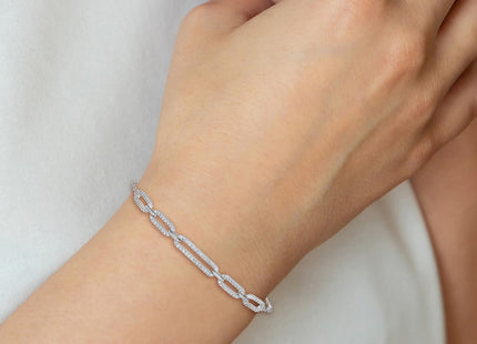 Sterling Silver Bracelets Style QCM1797 - Classique Jewelry Inc.