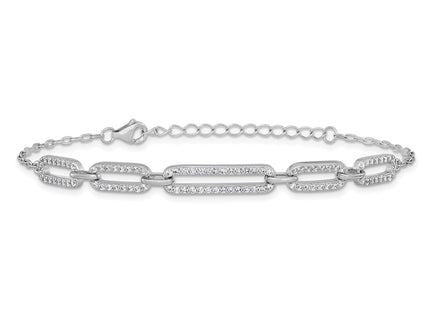 Sterling Silver Bracelets Style QCM1797 - Classique Jewelry Inc.
