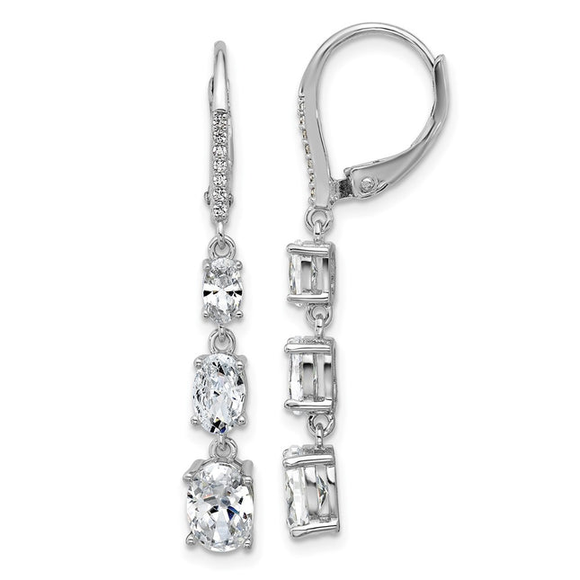 Sterling Silver Earrings Style QCM1800 - Classique Jewelry Inc.
