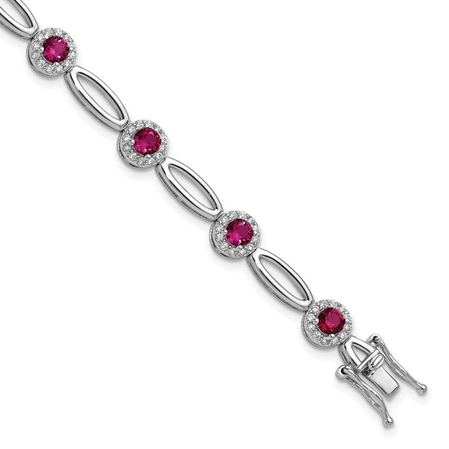 Sterling Silver Bracelets Style QCM1806 - Classique Jewelry Inc.