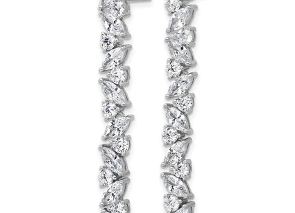 Sterling Silver Earrings Style QCM1809 - Classique Jewelry Inc.