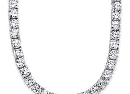 Sterling silver cubic zirconia necklace