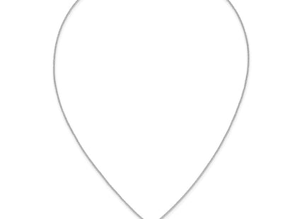 Sterling silver cubic zirconia bar necklace, further view